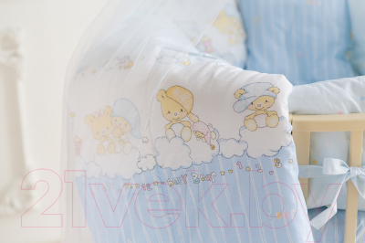 Комплект постельный для малышей Баю-Бай Мечта / К51-М4 (голубой)