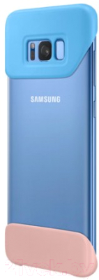 Чехол-накладка Samsung 2Piece Cover для S8+ / EF-MG955CLEGRU (голубой/персиковый)