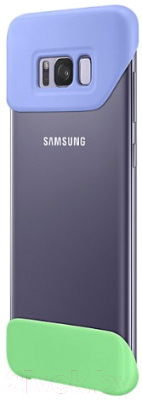 Чехол-накладка Samsung 2Piece Cover для S8+ / EF-MG955CVEGRU (фиолетовый/зеленый)