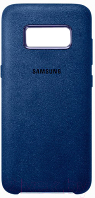 Чехол-накладка Samsung Alcantara Cover для S8 / EF-XG950ALEGRU (голубой)