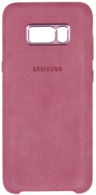 Чехол-накладка Samsung Alcantara Cover для S8+ / EF-XG955APEGRU (розовый)