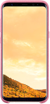 Чехол-накладка Samsung Alcantara Cover для S8+ / EF-XG955APEGRU (розовый)