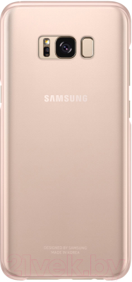 Чехол-накладка Samsung Clear Cover для S8+ / EF-QG955CPEGRU (розовый)