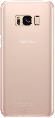 Чехол-накладка Samsung Clear Cover для S8 / EF-QG950CPEGRU (розовый)