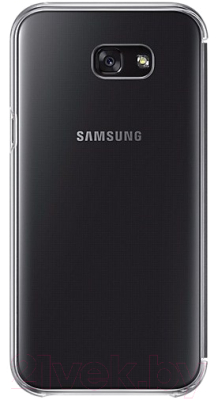 Чехол-книжка Samsung Clear View Cover для A7 (2017) / EF-ZA720CBEGRU (черный)