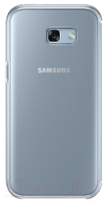 Чехол-книжка Samsung Clear View Cover для A7 (2017) / EF-ZA720CLEGRU (голубой)