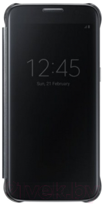 Чехол-книжка Samsung Clear View Cover для S7 / EF-ZG930CBEGRU (черный)