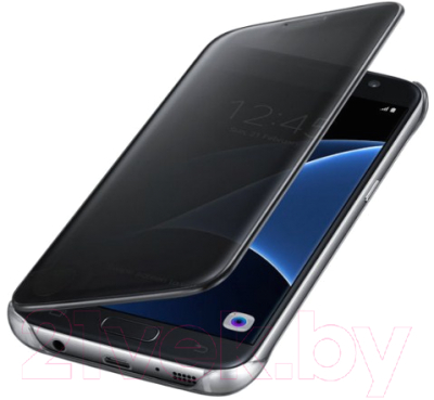 Чехол-книжка Samsung Clear View Cover для S7 / EF-ZG930CBEGRU (черный)