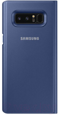 Чехол-книжка Samsung Clear View Standing Cover для Note8 / EF-ZN950CNEGRU (темно-синий)