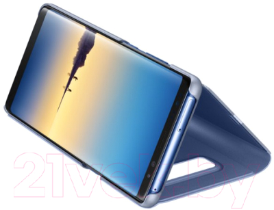 Чехол-книжка Samsung Clear View Standing Cover для Note8 / EF-ZN950CNEGRU (темно-синий)