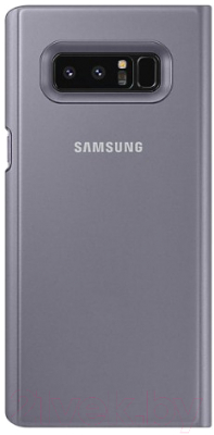 Чехол-книжка Samsung Clear View Standing Cover для Note8 / EF-ZN950CVEGRU (фиолетовый)