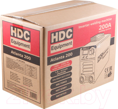 Инвертор сварочный HDC Atlanta 200 (HD-ATL200-E4)