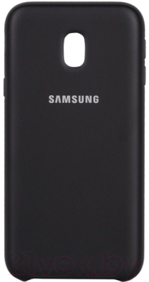 Чехол-накладка Samsung Dual Layer Cover для J5 (2017) / EF-PJ530CBEGRU (черный)
