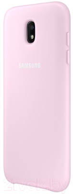 Чехол-накладка Samsung Dual Layer Cover для J5 (2017) / EF-PJ530CPEGRU (розовый)