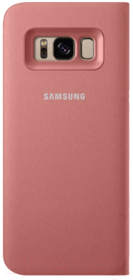 Чехол-книжка Samsung LED View Cover для S8 / EF-NG950PPEGRU (розовый)
