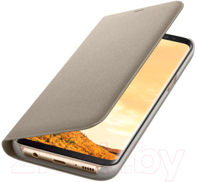Чехол-книжка Samsung LED View Cover для S8 / EF-NG950PFEGRU (золото)