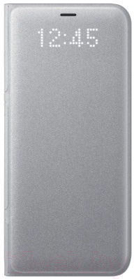 Чехол-книжка Samsung LED View Cover для S8+ / EF-NG955PSEGRU (серебристый)