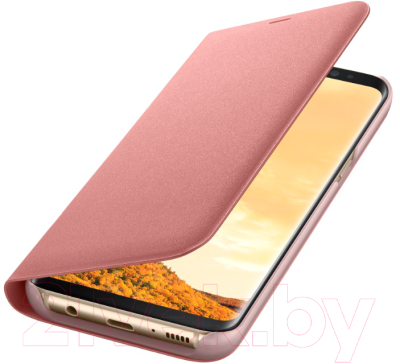 Чехол-книжка Samsung LED View Cover для S8+ / EF-NG955PPEGRU (розовый)