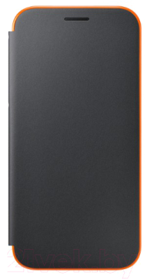 Чехол-книжка Samsung Neon Flip Cover для A5 (2017) / EF-FA520PBEGRU (черный)