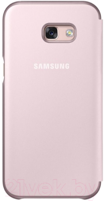 Чехол-книжка Samsung Neon Flip Cover для A5 (2017) / EF-FA520PPEGRU (розовый)