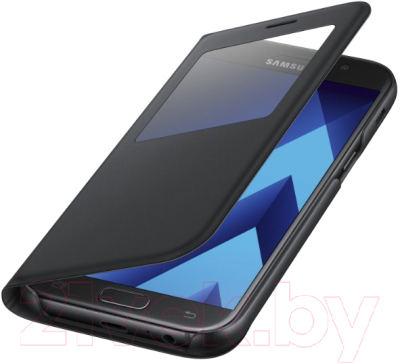 Чехол-книжка Samsung S View Standing Cover для A7 (2017) / EF-CA720PBEGRU (черный)