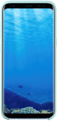 Чехол-накладка Samsung Silicone Cover для S8 / EF-PG950TLEGRU (голубой)