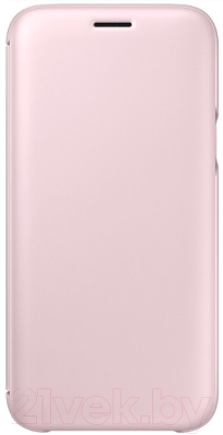 Чехол-книжка Samsung Wallet Cover для J5 (2017) / EF-WJ530CPEGRU (розовый)