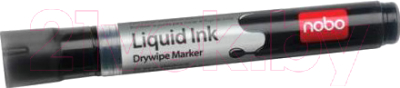 Набор маркеров NOBO Liquid Ink 1901073 (12шт, черный)