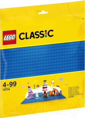 Элемент конструктора Lego Classic Синяя базовая пластина 10714