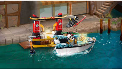 Конструктор Lego Juniors Погоня на моторной лодке Зейна 10755