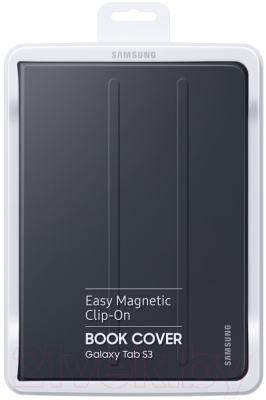 Чехол для планшета Samsung Book Cover для Galaxy Tab S3 / EF-BT820PBEGRU (черный)