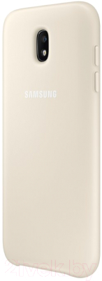 Чехол-накладка Samsung Dual Layer Cover для J5 (2017) / EF-PJ530CFEGRU (золото)