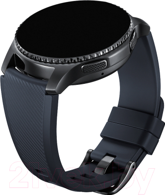 Ремешок для умных часов Samsung Gear S3 / ET-YSU76MBEGRU (черный)