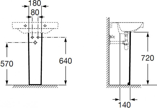 Пьедестал Roca Debba / 733799000Y
