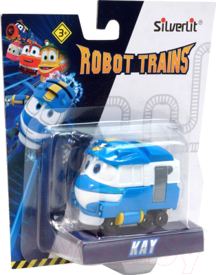 Элемент железной дороги Silverlit Robot Trains Паровозик Кай / 80155 (в блистере)
