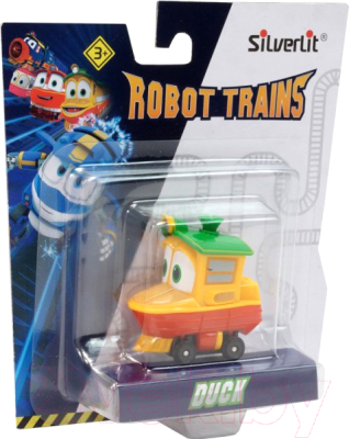 Элемент железной дороги Silverlit Robot Trains Паровозик Дак / 80157 (в блистере)