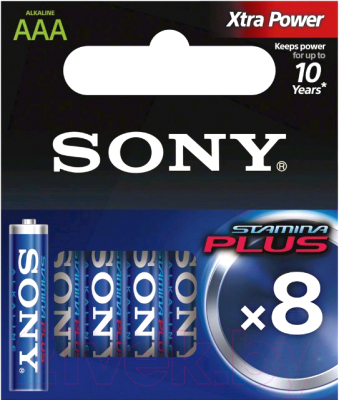 Комплект батареек Sony AM4-B8D (8шт)