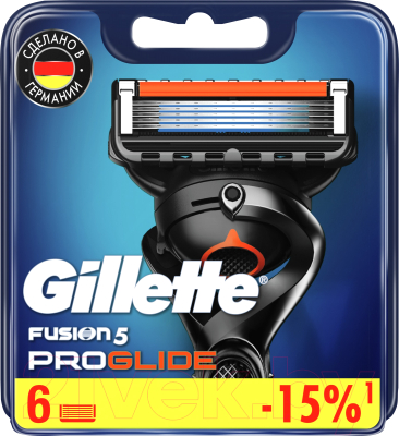 Набор сменных кассет Gillette Fusion ProGlide (6шт)