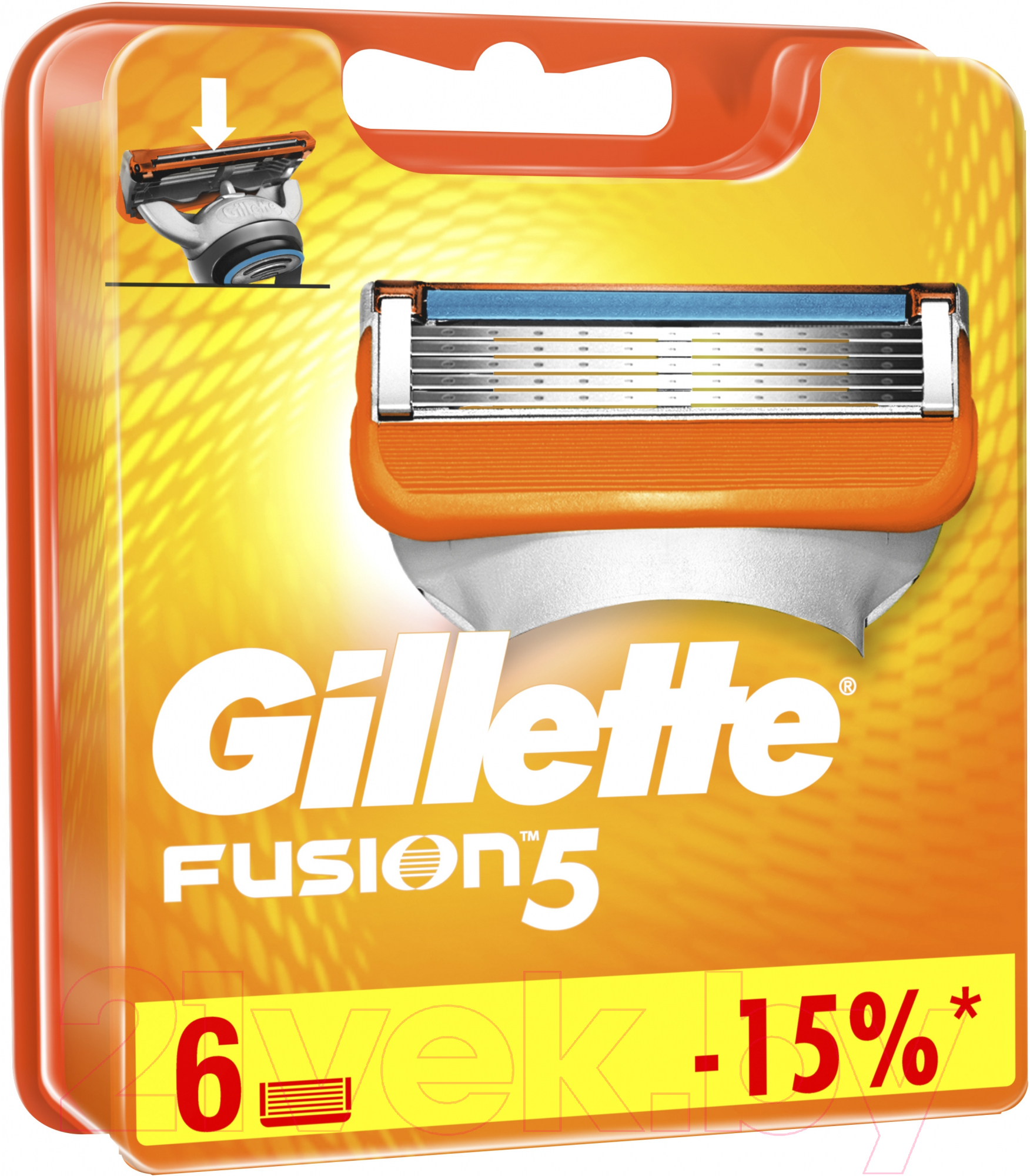 Набор сменных кассет Gillette Fusion