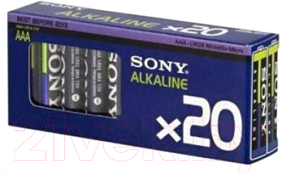 Комплект батареек Sony AM4-M20X (20шт)