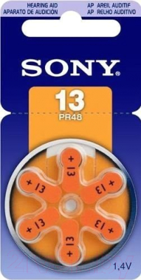 Комплект батареек Sony PR13D6N (6шт)