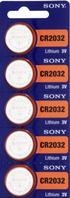 Комплект батареек Sony CR2032BEA (5шт)