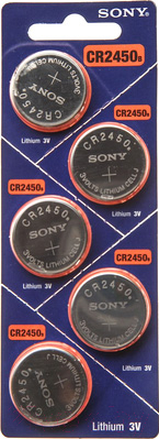 Комплект батареек Sony CR2450BEA (5шт)
