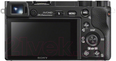 Беззеркальный фотоаппарат Sony Alpha a6000 Body / ILCE-6000B (черный)