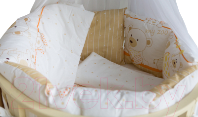 Комплект постельный для малышей Баю-Бай Дружба К51-Д2 (бежевый)