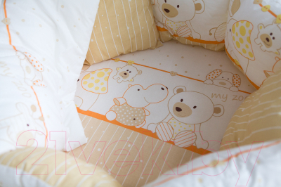 Комплект постельный для малышей Баю-Бай Дружба К51-Д2 (бежевый)