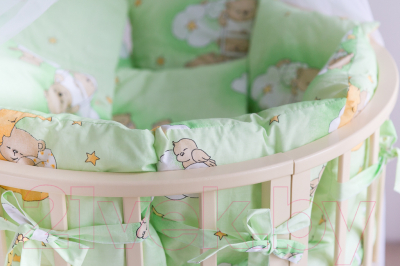 Комплект постельный для малышей Баю-Бай Нежность / К51-Н3 (зеленый)