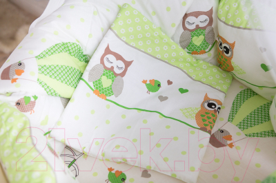 Комплект постельный для малышей Баю-Бай Раздолье / К51-Р3 (зеленый)