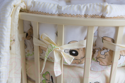 Комплект постельный для малышей Баю-Бай Верность К51-В2 (бежевый)