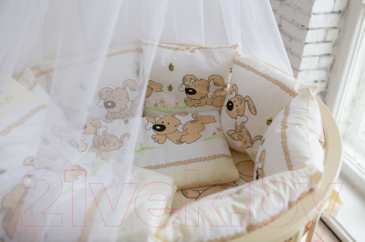 Комплект постельный для малышей Баю-Бай Верность К51-В2 (бежевый)